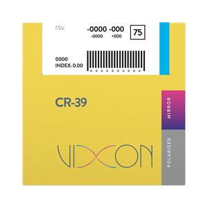 Plano Polarizado CR39 75mm HC + Espejado